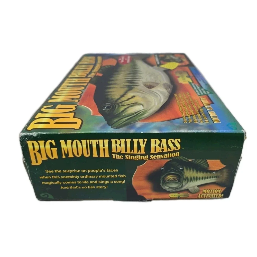 Big Mouth Billy Bass 1998 Motion Activated Singing Fish Rare NEW U29